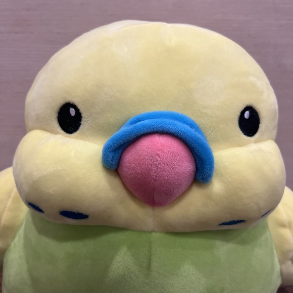 Fiesta Huggy Huggables VERNON Parakeet Budgie Bird Plush 12" Soft Embroidered - Picture 2 of 9